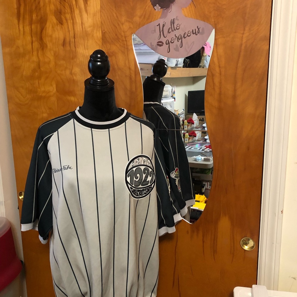 Harlem Globetrotters Black and White Graphic Jersey